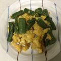 クックRCHX24☆'s cooksnap of when they made お弁当にも♪モロッコいんげんと卵の炒め物.