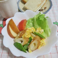 mmameco's cooksnap of when they made 絹さやと卵とちくわ炒め～♪.