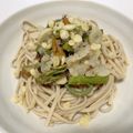 ちゃんさやお's cooksnap of when they made ごま油香る☆山菜たっぷりおろしそば.