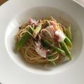 ひろと＾＿＾ママ's cooksnap of when they made いか明太子とアスパラ☆レモンバターパスタ.