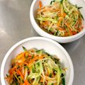 霞色の空's cooksnap of when they made きゅうり人参もやしのナムル.