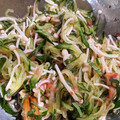 Natsu♡Ayu's cooksnap of when they made きゅうりとえのきの梅肉和え.