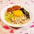 Richland☆Y's cooksnap of when they made 北海道の人は好き？納豆蕎麦。海苔、卵、等.
