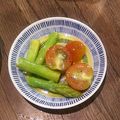 kaorin1117's cooksnap of when they made アスパラとミニトマトのマリネ.