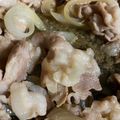 ただの人's cooksnap of when they made 豚塩カルビ丼.