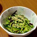 ramieru's cooksnap of when they made 塩昆布が決めて！千切りキュウリのナムル.