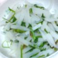 U_k_o's cooksnap of when they made せりと大根のおひたし・・・.