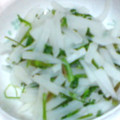 U_k_o's cooksnap of when they made せりと大根のおひたし・・・.