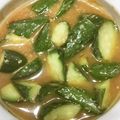 みみ母's cooksnap of when they made キュウリのピリ辛味噌和え.