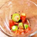 くっくっくっ…。's cooksnap of when they made トマトとオクラの梅マリネ.