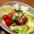 ばたみそーぱん☆'s cooksnap of when they made 刺身用カツオの和風タルタル.