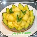 ♪キッチンmama's cooksnap of when they made おしゃれ!ペルシャ風メロンのデザート♪.