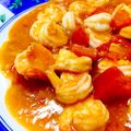 サンディサンディ's cooksnap of when they made 辛いけどジューシー♪トマト入りエビチリ.