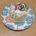 チロチロル's cooksnap of when they made 1歳誕生日ケーキ こどもの日 わんわん.
