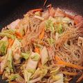 チョビ～☆'s cooksnap of when they made 白菜とシーチキンの甘辛春雨炒め.
