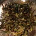inLondon's cooksnap of when they made 冬瓜の皮で♡オリーブオイル炒め.