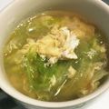 YUKIKI☆'s cooksnap of when they made レタスたまごスープ.