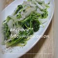えみりぃさん's cooksnap of when they made にんにくとアンチョビの豆苗炒め.