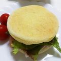 はっぴぃきっちん's cooksnap of when they made 生ハムクリチイングリッシュマフィンサンド.