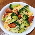 amjkao's cooksnap of when they made 簡単♡ブロッコリーと卵の塩バター炒め.
