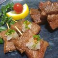 辰夫女子's cooksnap of when they made 牛串。鬼おろしポン酢。.
