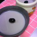 さっすん's cooksnap of when they made 黒豆の煮汁でプリン.