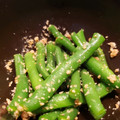 milestone★'s cooksnap of when they made 簡単!!作り置き♥️いんげんのゴマナムル.