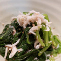 milestone★'s cooksnap of when they made ほうれん草としらすのポン酢和え.