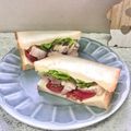 はらぺこしろうさぎ's cooksnap of when they made セブンのサラダチキンでチキンサンドイッチ.