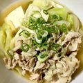 モケ缶's cooksnap of when they made 豚肉と豆腐のキャベツ煮☆.