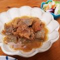 baby311's cooksnap of when they made どて焼き（すじ肉の白味噌煮込み）.