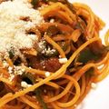 bonandsora's cooksnap of when they made 焦がしケチャップが香る昭和風ナポリタン.