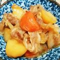 ヒロぴょん母's cooksnap of when they made 豚肉とじゃがいもとこんにゃくのほっこり煮.
