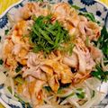 M_TMB's cooksnap of when they made もやしとニラのピリ辛豚しゃぶサラダ*✩.