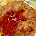 愛猫ベリー's cooksnap of when they made 簡単食パン♪ハンバーグ.