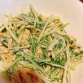 らがぶーりん's cooksnap of when they made 水菜と人参のごまマヨサラダ.