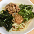 はちみつかなこ's cooksnap of when they made 納豆とわかめの冷やしうどん.
