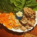 神風＊'s cooksnap of when they made 簡単韓国焼き肉フライパンでサムギョプサル.
