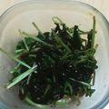 chokdee's cooksnap of when they made 豆苗の塩昆布炒め.