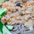 空月☆ママ's cooksnap of when they made ヘルシー♪ナスの鶏肉味噌☆ジャージャー麺.