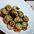 りんごAME's cooksnap of when they made 子供大好きオクラちくわ.
