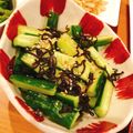 おかぶ〜ま's cooksnap of when they made 旨っ！塩昆布で食べるきゅうり漬け.