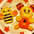 クック5BAB5H☆'s cooksnap of when they made うーたん　ワンワン　誕生日プレート♪.