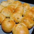 あすかんぬ。's cooksnap of when they made ぶどうのちぎりパン。型がなくても大丈夫。.