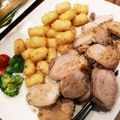 ひろごん☆0126☆'s cooksnap of when they made 簡単！汚れない！豚モモのオーブン焼き.