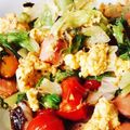 sa_yUki☆'s cooksnap of when they made レタスと卵・トマトのマヨ炒め.