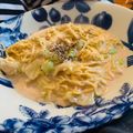 なこりや's cooksnap of when they made 塩辛とクリームチーズのキャベツ炒め.