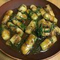 クロ８５'s cooksnap of when they made 長芋の豚肉大葉巻き★梅肉ソース.