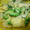 マニャこうじ's cooksnap of when they made ゴーヤの卵とじ.