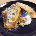 ぽめchan's cooksnap of when they made パン屋さん直伝★ミルキーフレンチトースト.